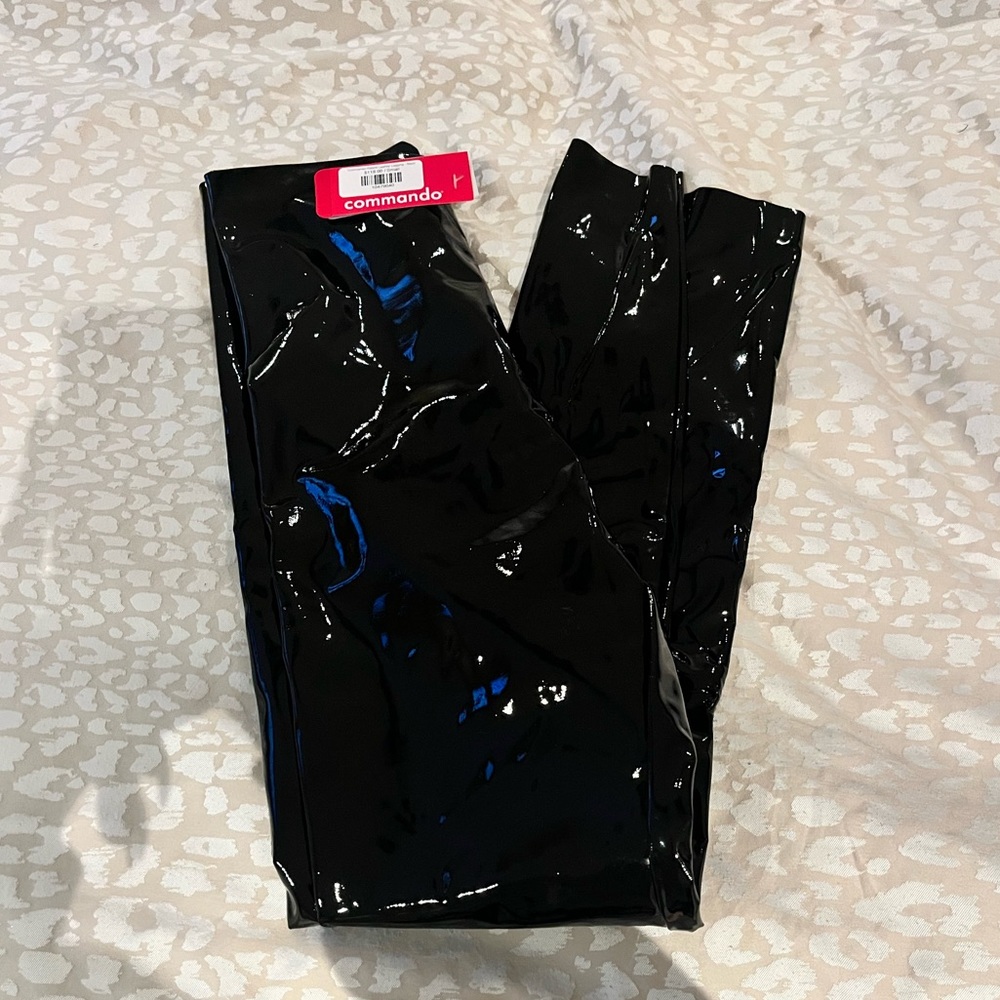 Commando Black Patent Leggings!